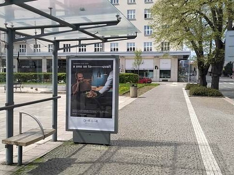 Podpůrná kampaň pro OREA HOTELS na plochách v Plzni a Hradci